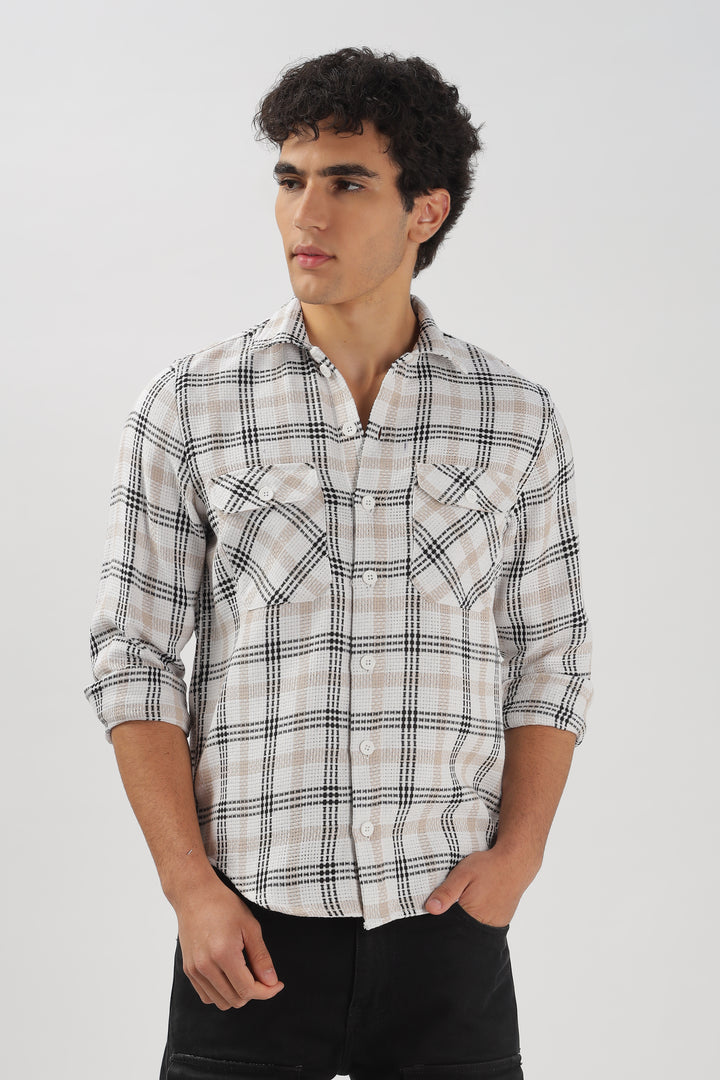 Sandy Checks Shacket