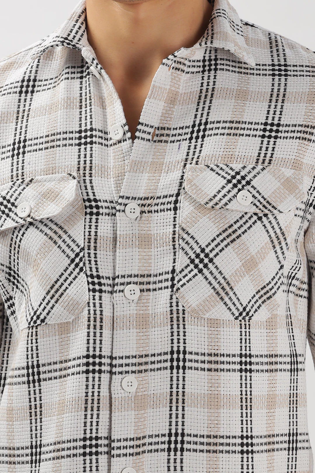 Sandy Checks Shacket