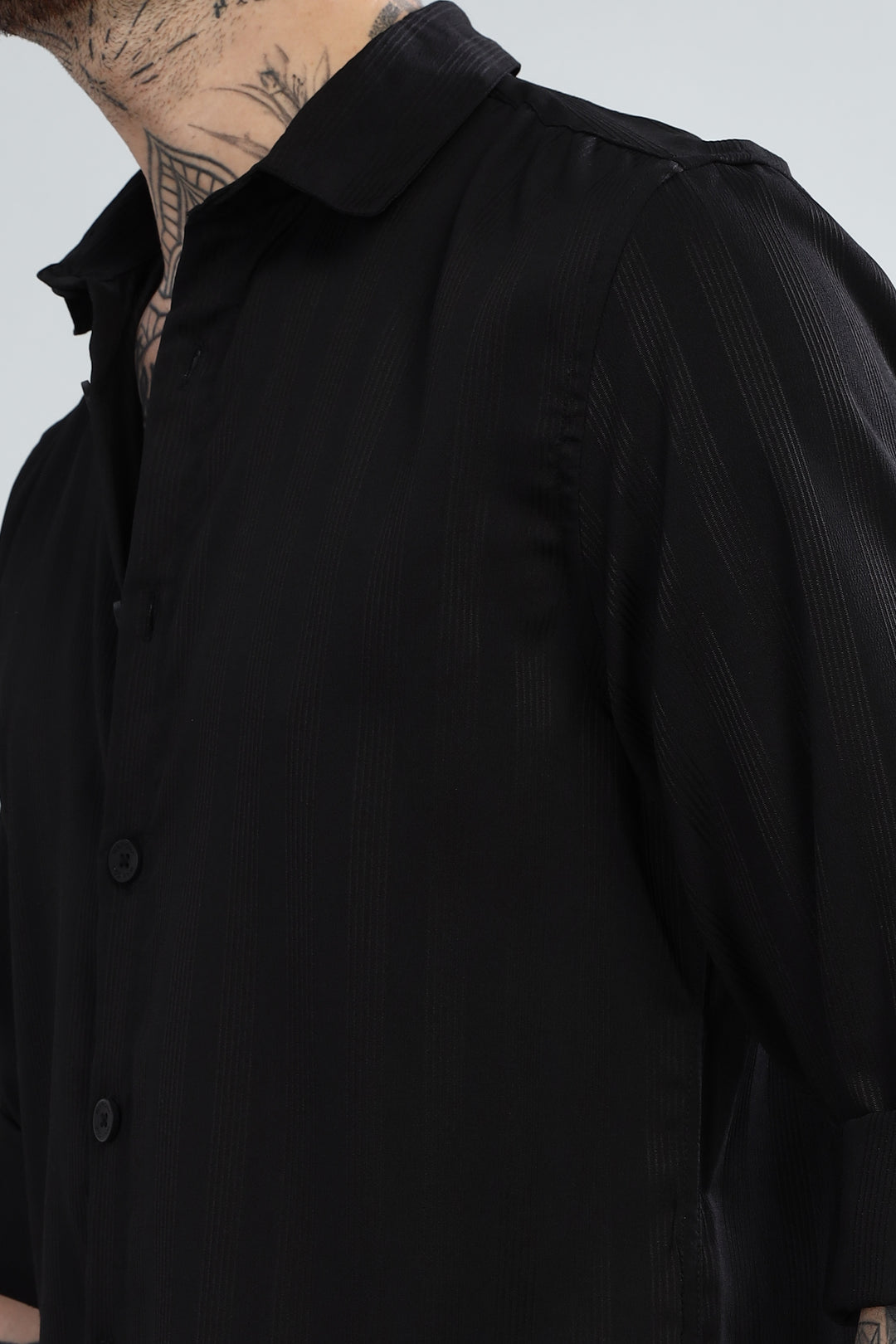 Classic Black Striped Shirt