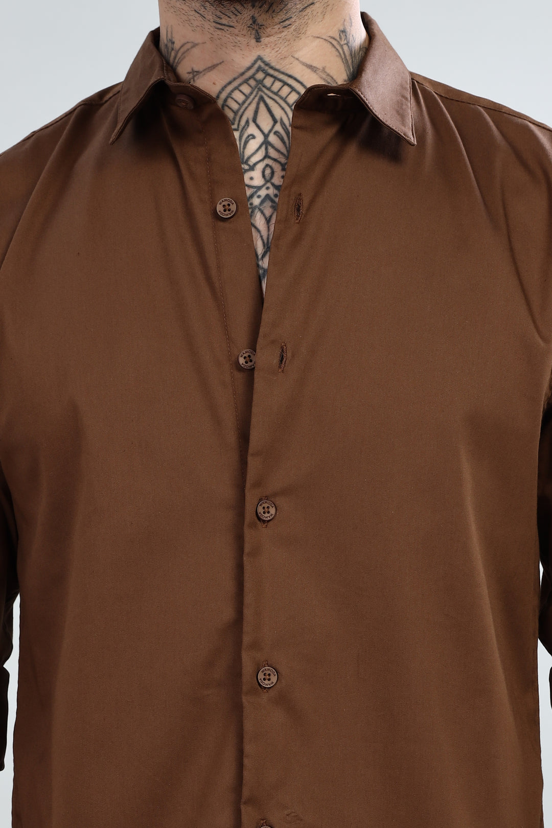 Chestnut Luxe Solid Shirt