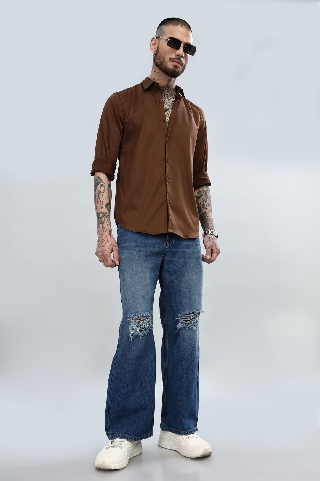 Chestnut Luxe Solid Shirt