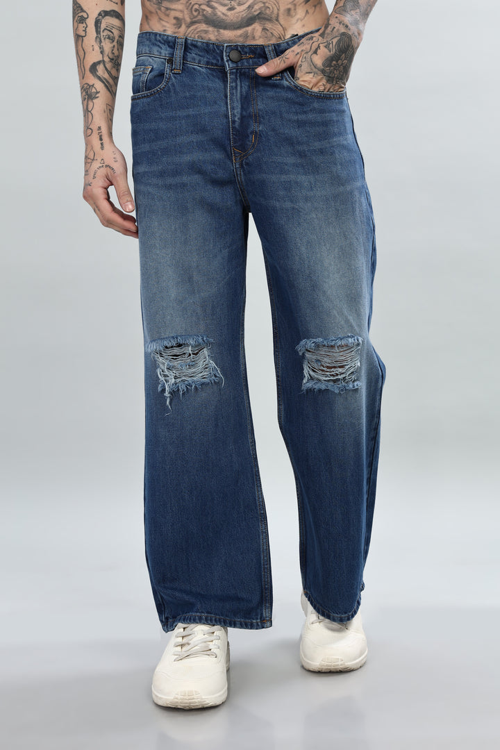 Blue Ripped Jeans