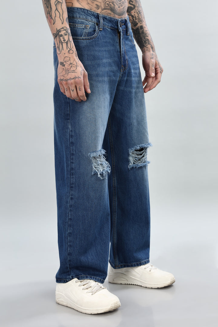 Blue Ripped Jeans