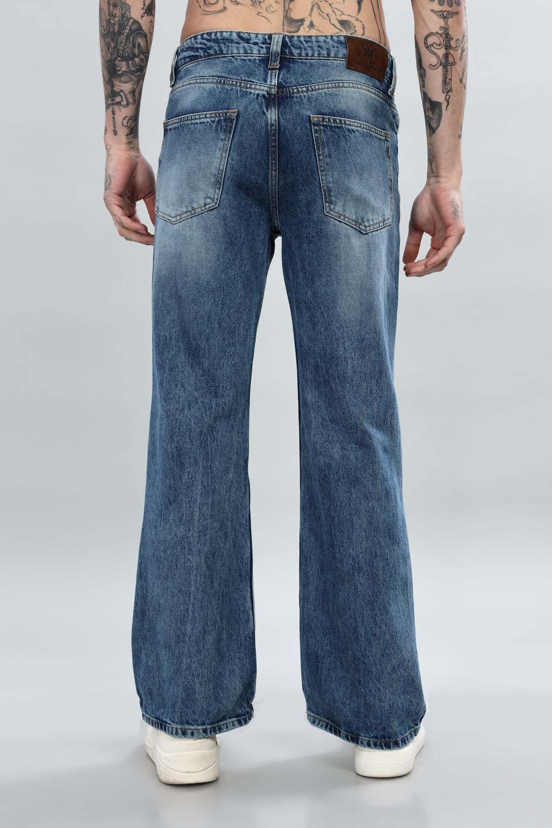 Blue Bootcut Jeans