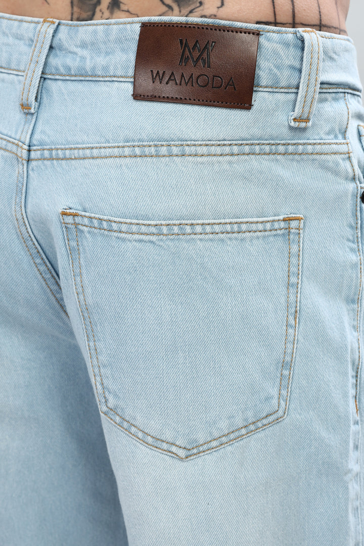 Light Indigo Ripped Jeans