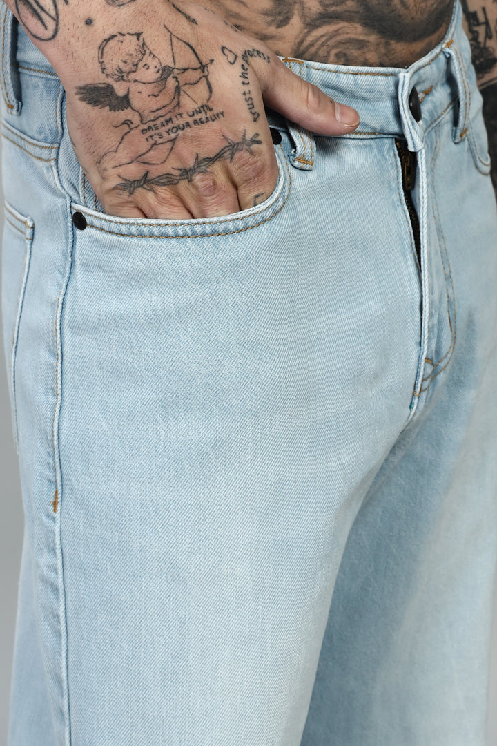 Light Indigo Ripped Jeans