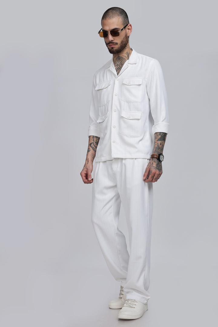 White Luxe Co-Ord Set