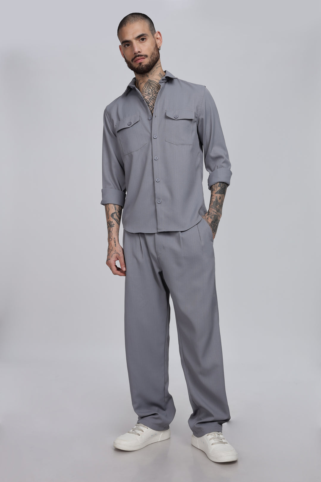 Men's Grey Co-Ord Set