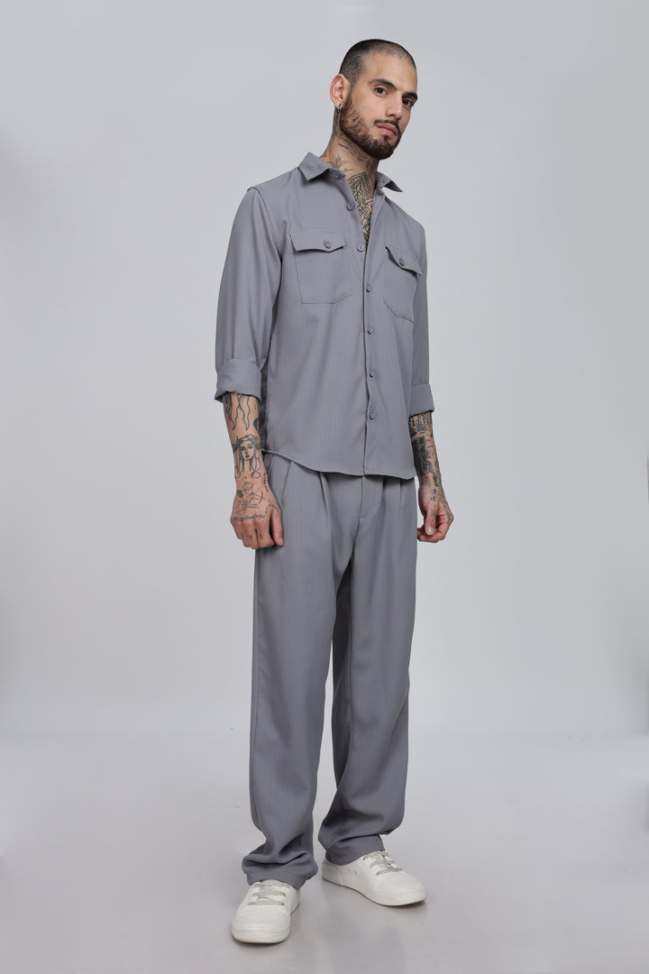 Men's Grey Co-Ord Set