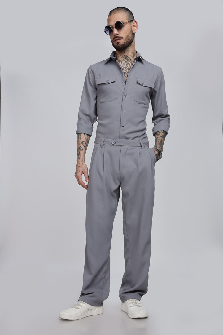 Men's Grey Co-Ord Set