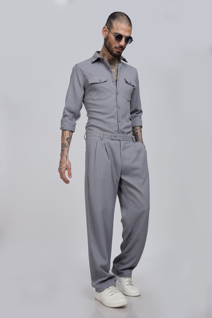 Men's Grey Co-Ord Set