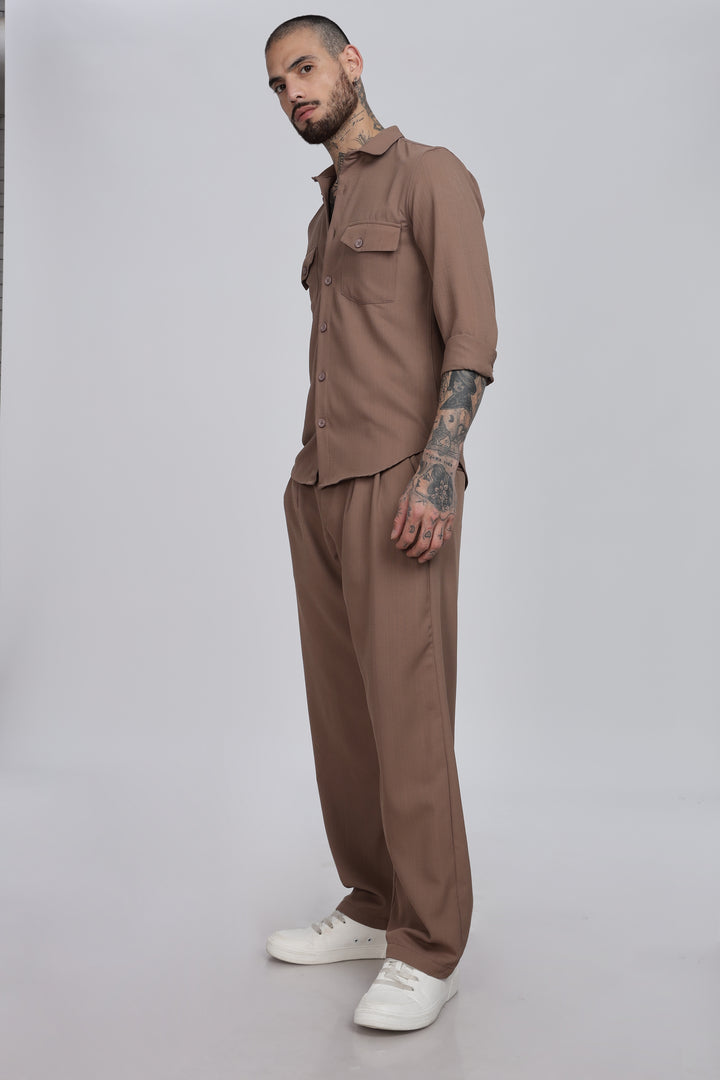 Men's Walnut Co-Ord Set
