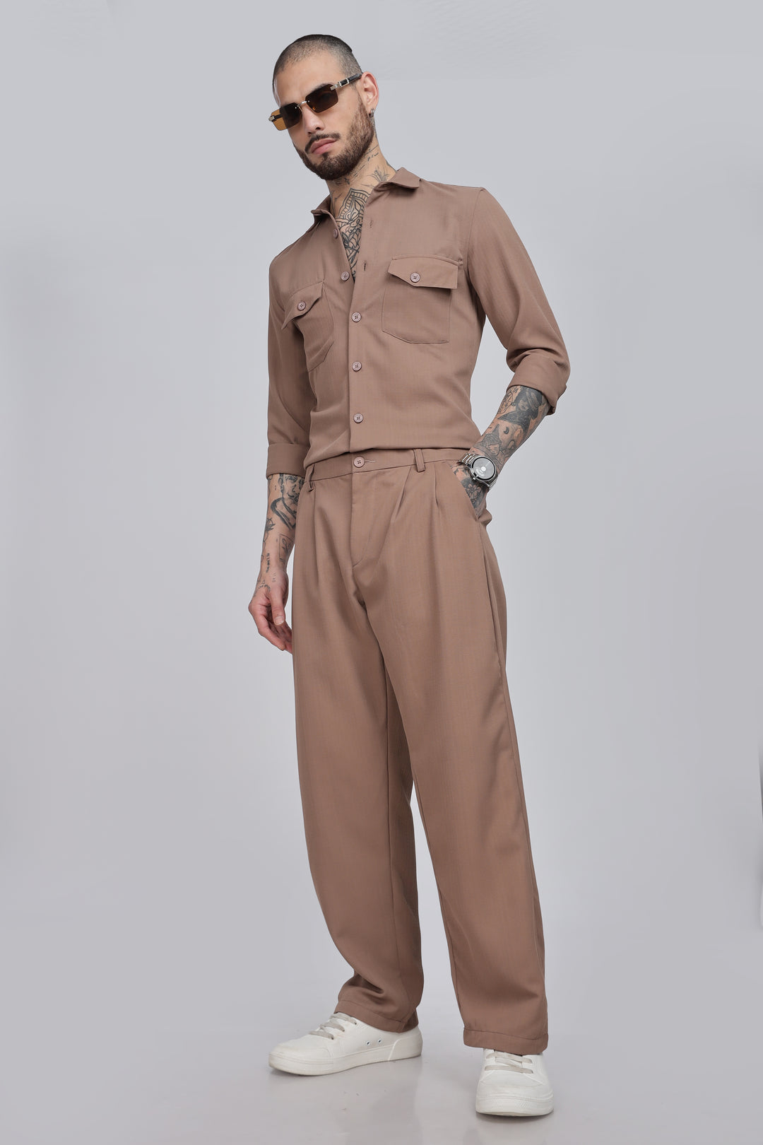 Men's Walnut Co-Ord Set