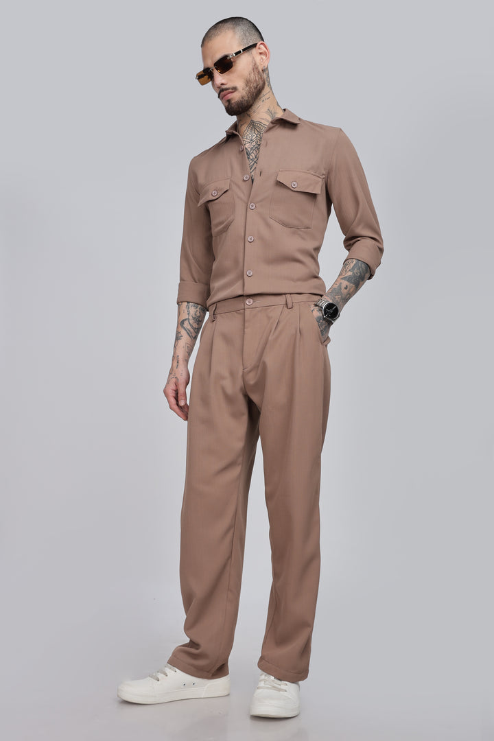 Men's Walnut Co-Ord Set