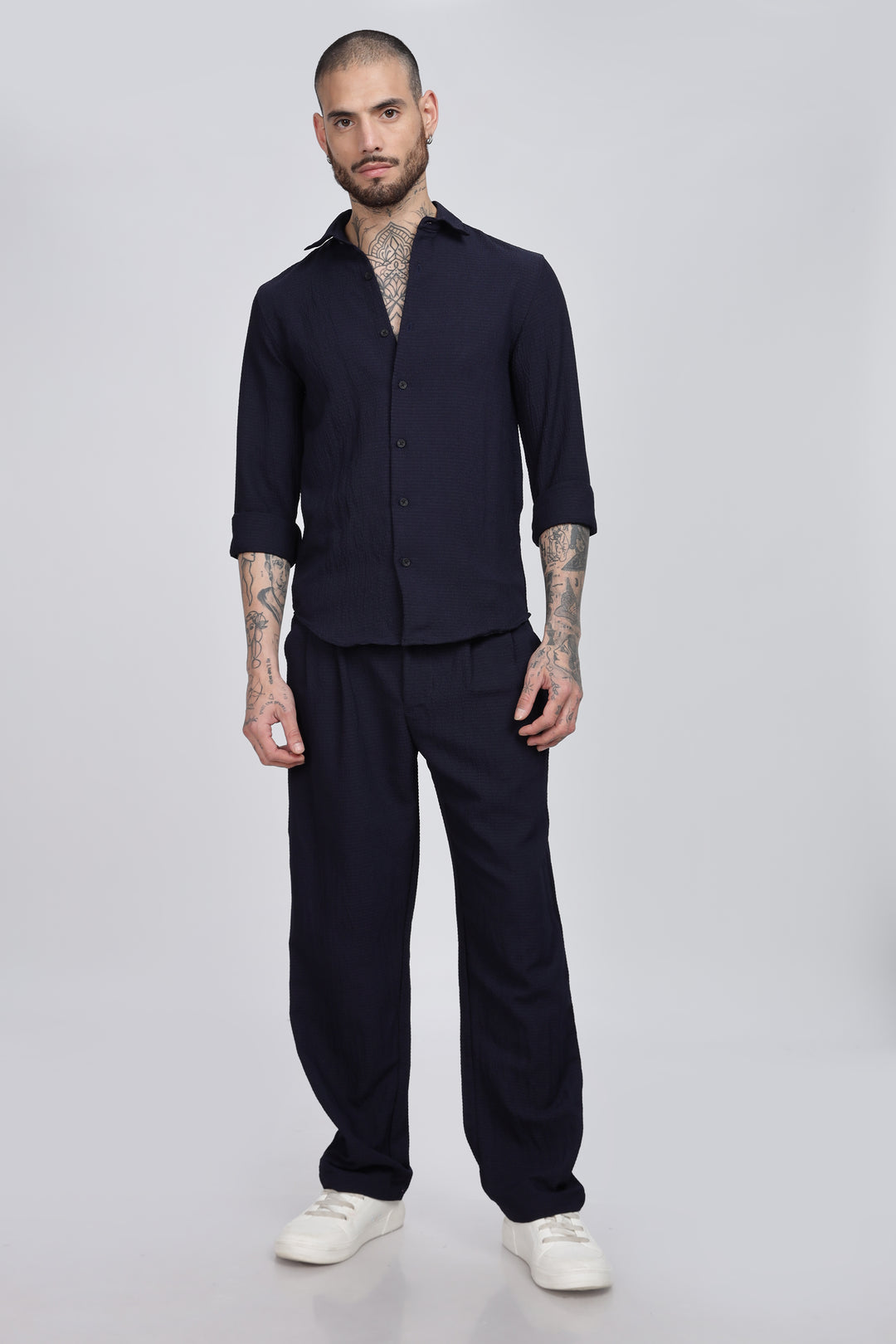 Men's Dark Navy Co-Ord Set
