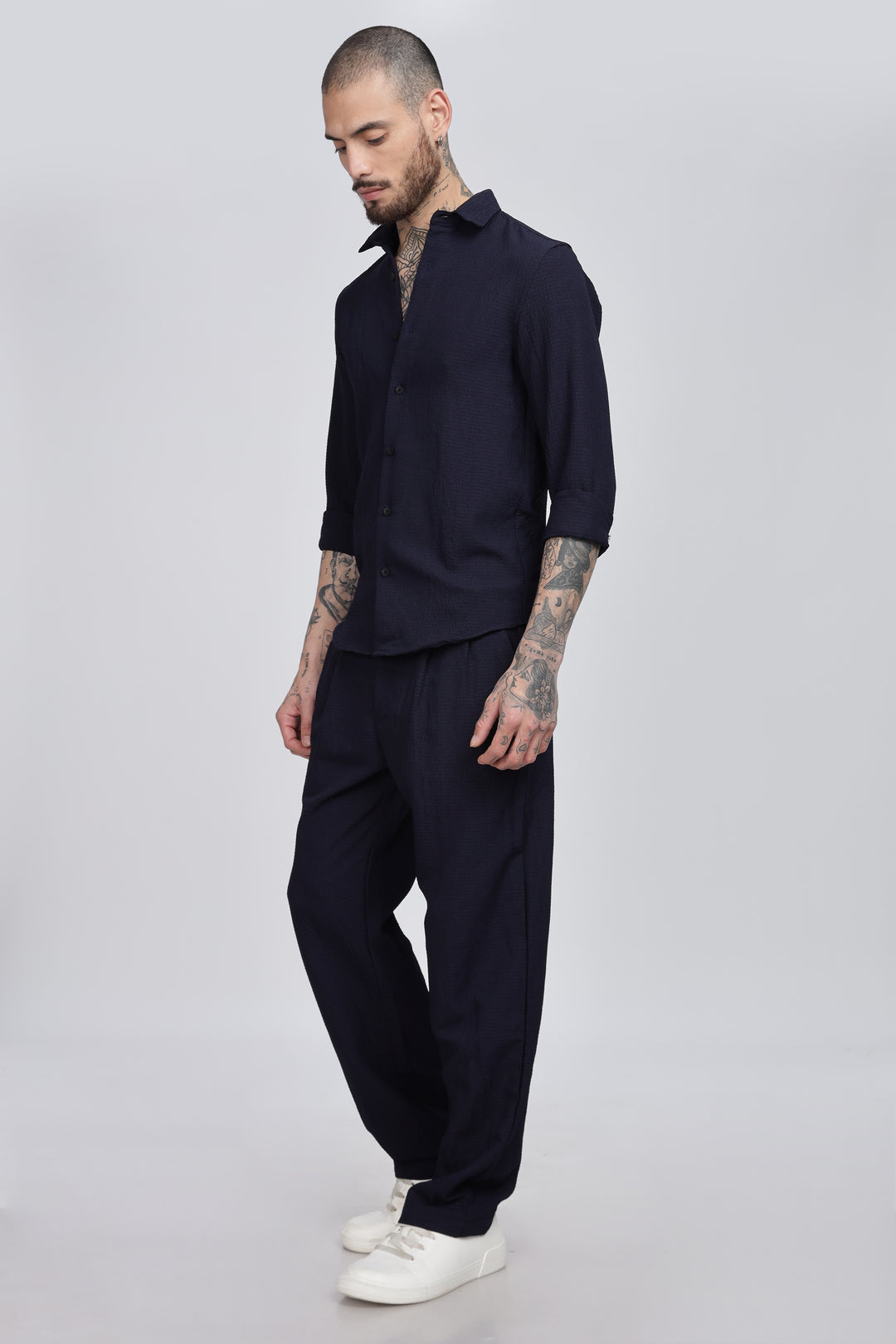 Men's Dark Navy Co-Ord Set