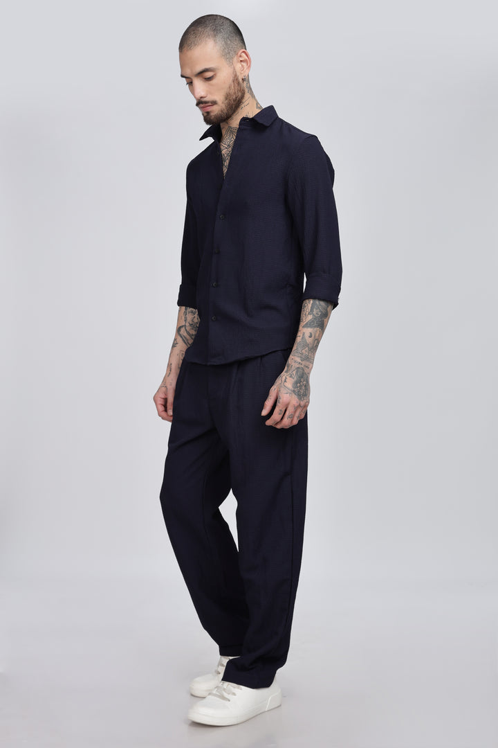 Men's Dark Navy Co-Ord Set