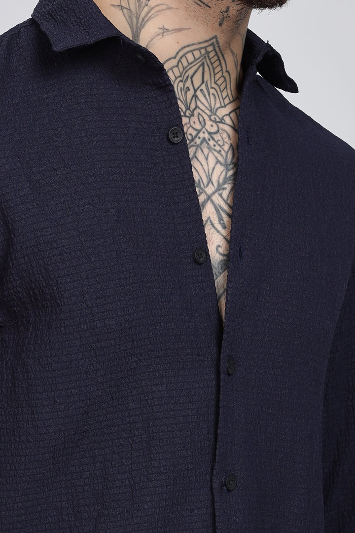 Men's Dark Navy Co-Ord Set