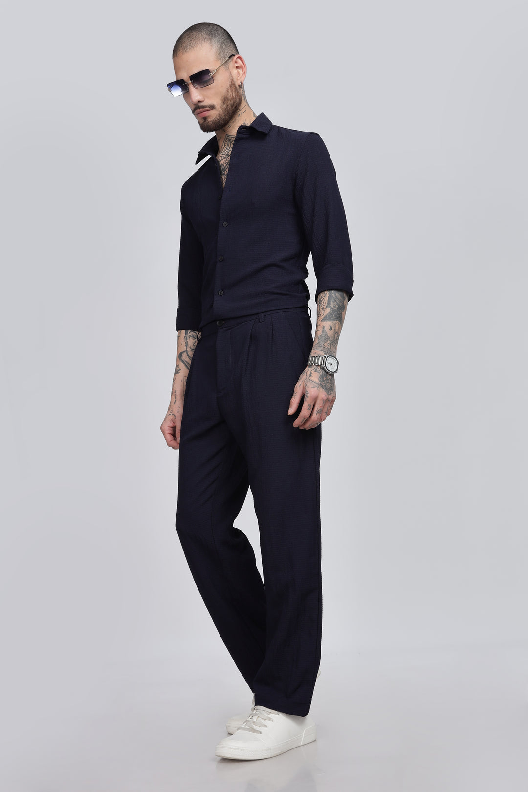 Men's Dark Navy Co-Ord Set