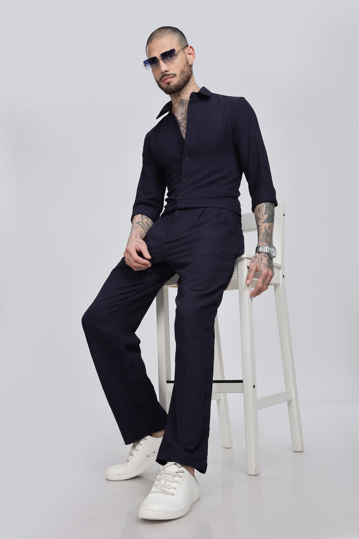 Men's Dark Navy Co-Ord Set