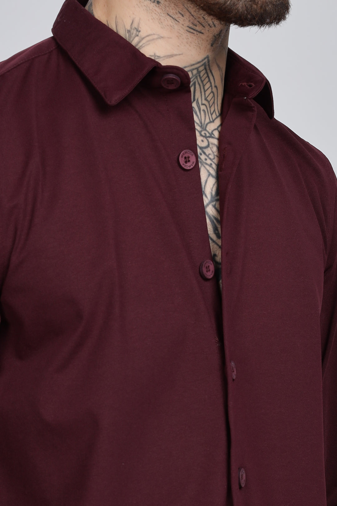 Men's Burgundy Co-Ord Set