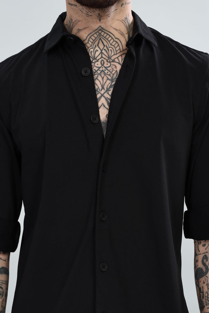 Men's Black Co-Ord Set