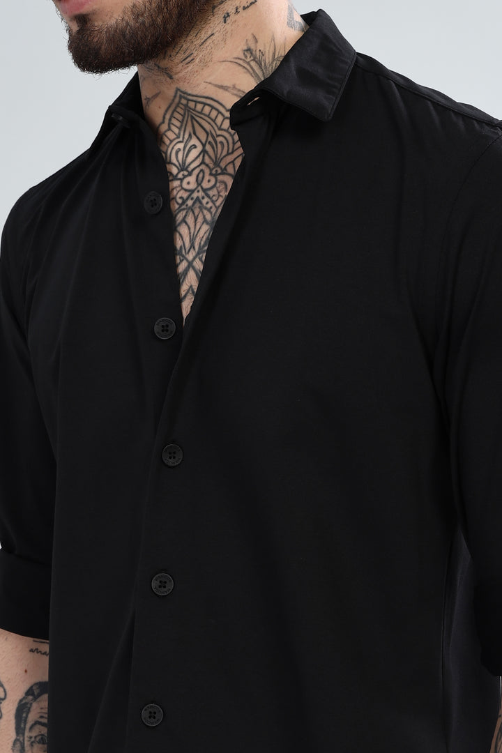 Men's Black Co-Ord Set