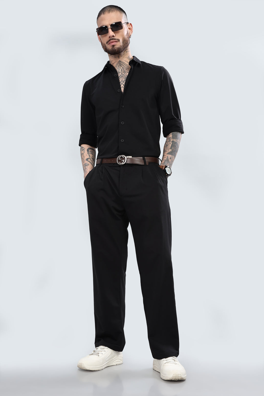 Men's Black Co-Ord Set
