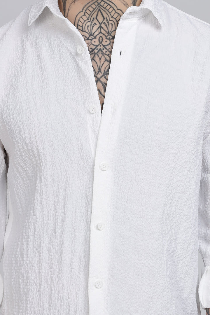 Men's White Co-Ord Set