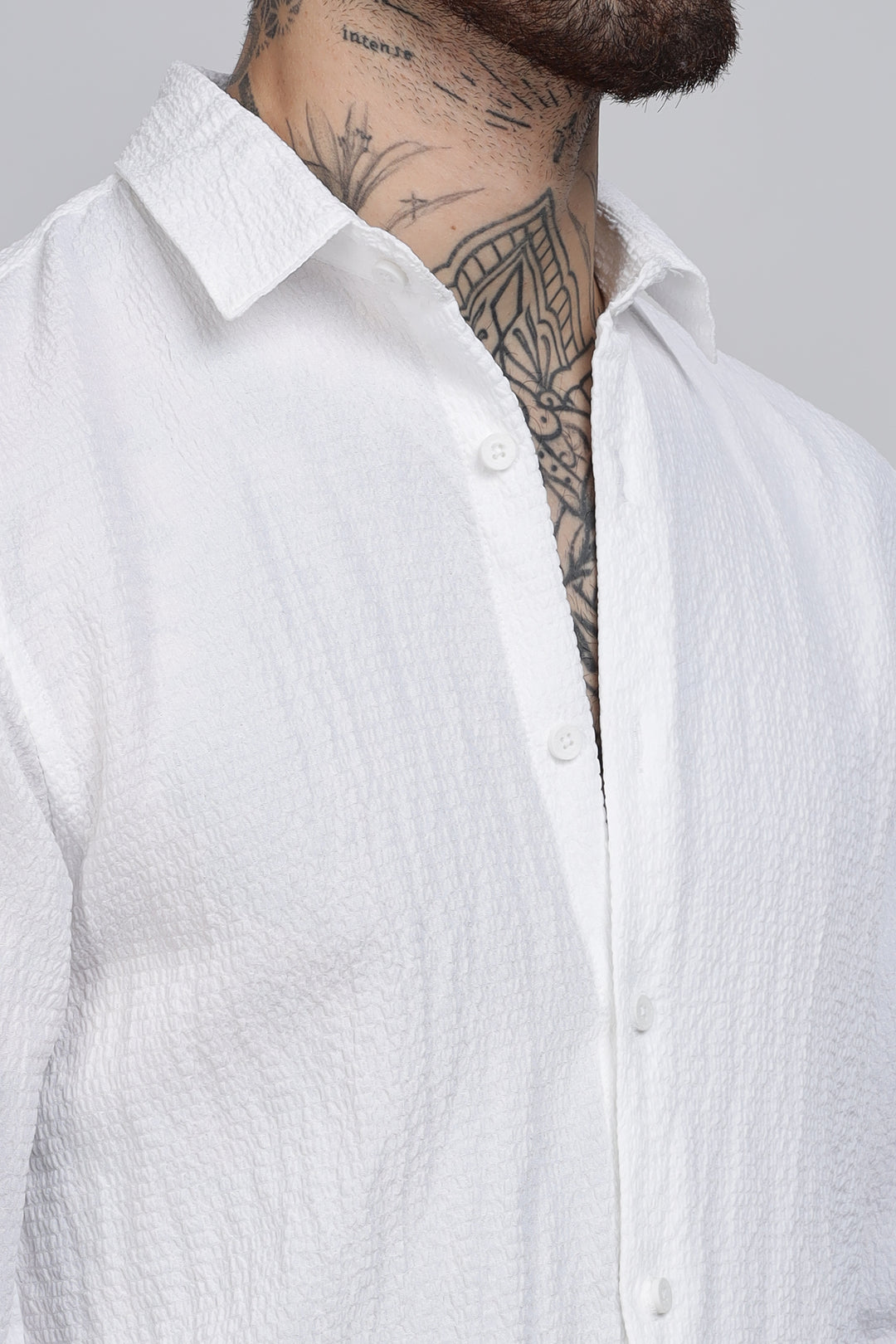 Men's White Co-Ord Set