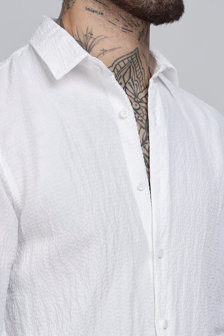 Men's White Co-Ord Set