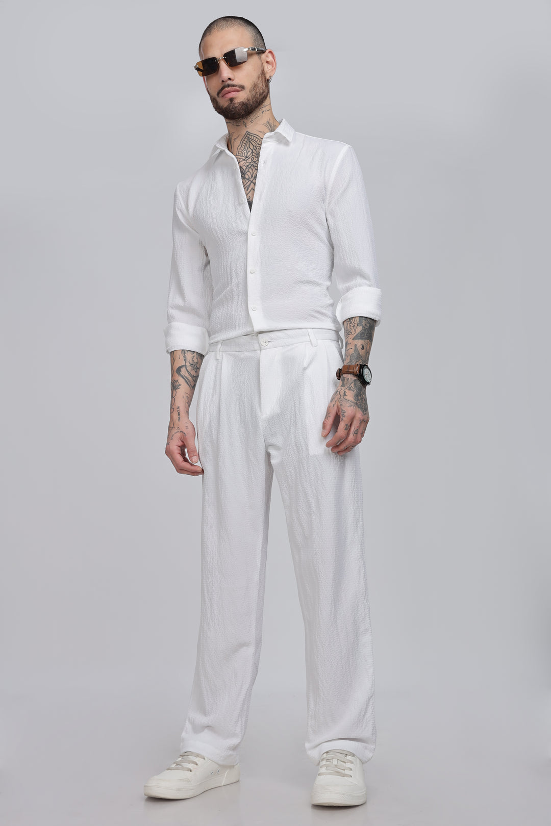 Men's White Co-Ord Set