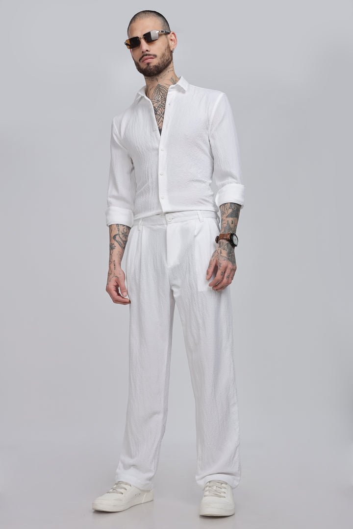 Men's White Co-Ord Set