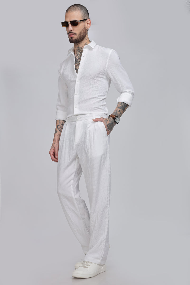 Men's White Co-Ord Set