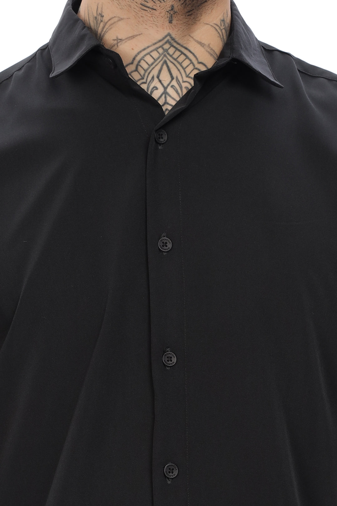 Classic Black Solid Shirt