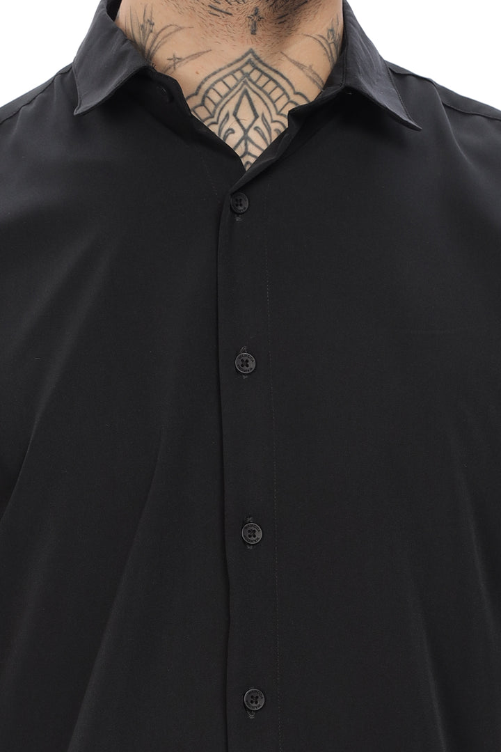 Classic Black Solid Shirt