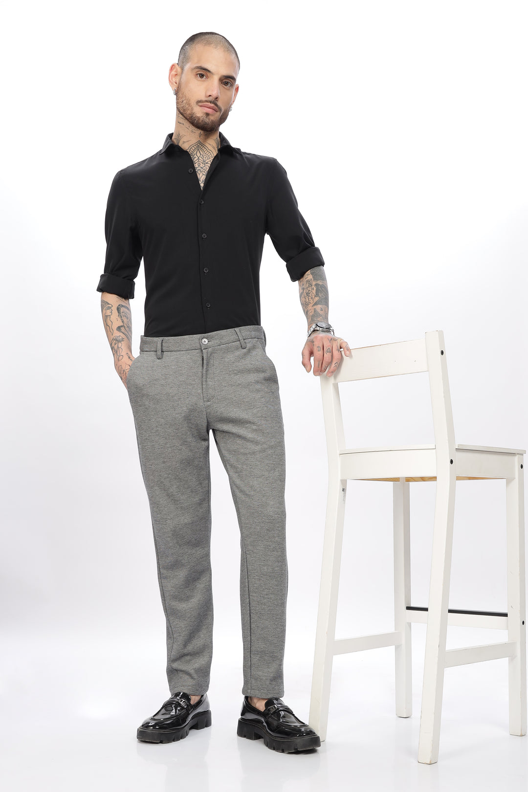 Classic Black Solid Shirt