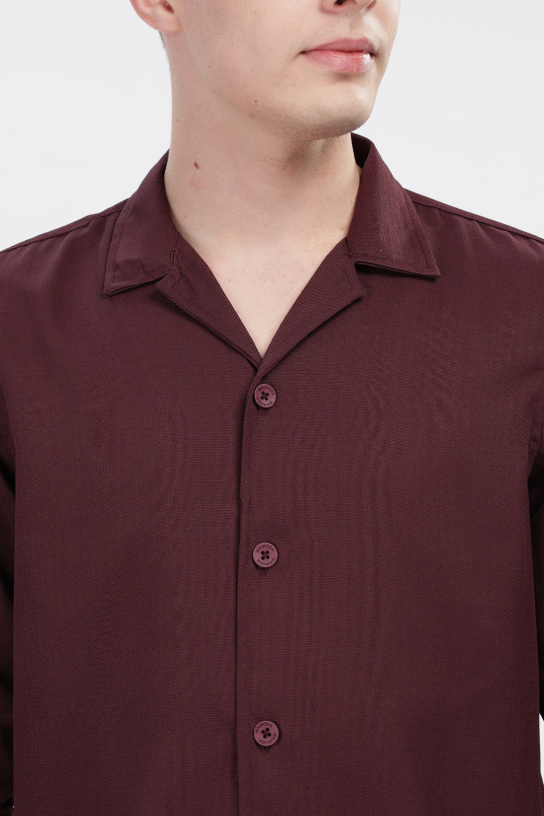 Wine Classic Solid Shirt