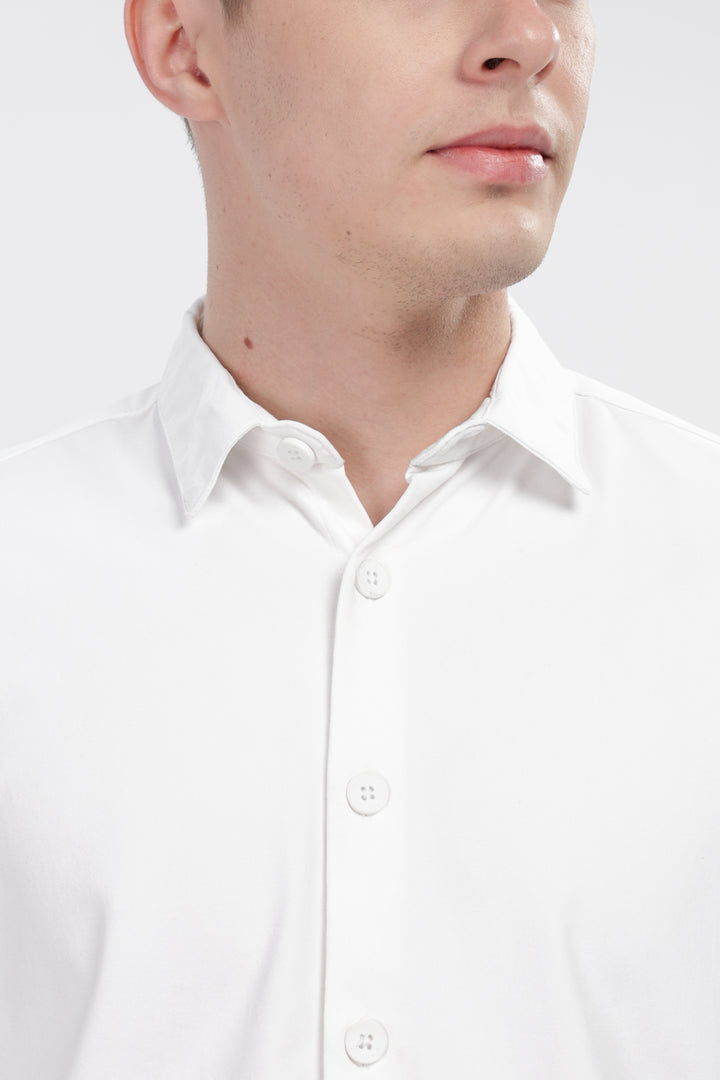 Classic White Solid Shirt